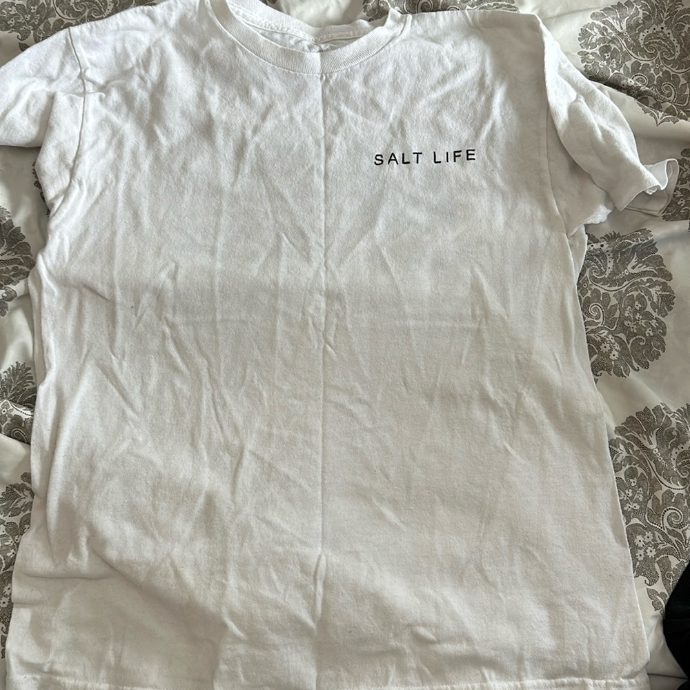 Salt life. Youth large tee